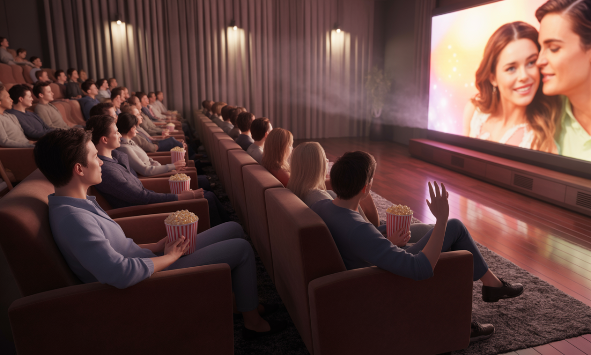 découvrez en avant-première la projection exclusive du téléfilm romantique et plongez dans une histoire d'amour captivante.